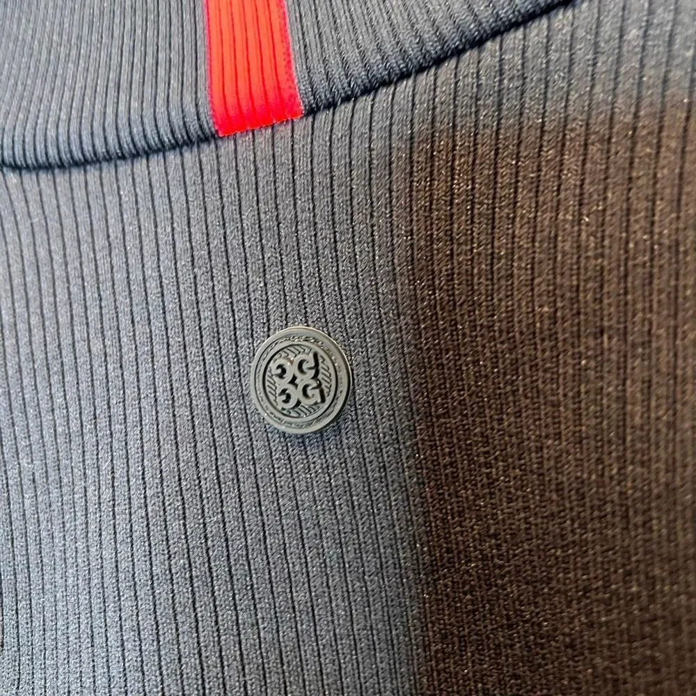 G/FORE scuba knot panels knit thick material one of a kind zip up golf
